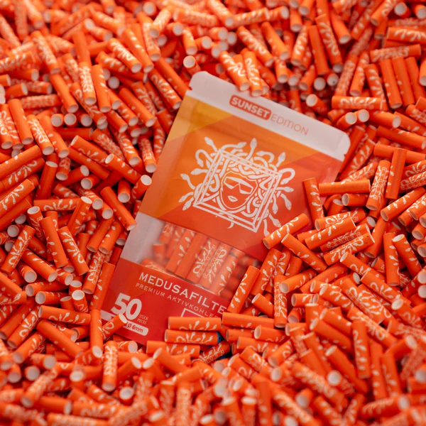 MedusaFilters - 50er Pack - SUNSET - Hybrid Aktivkohlefilter