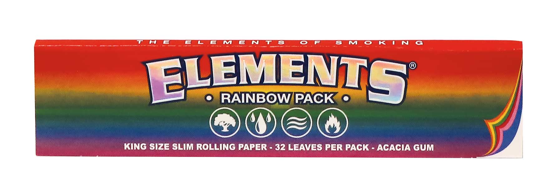 3 x ELEMENTS RAINBOW KS SLIM 