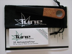 Purpfeife mit Aktivkohlefiltern