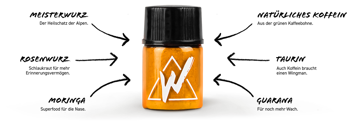 3er-Pack Wildkraut Energy Sniff – Menthol