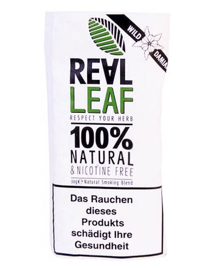 REAL LEAF WILD DAMIANA TABAKERSATZ KRÄUTERMISCHUNG