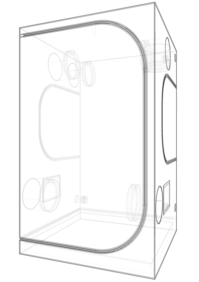 Secret Jardin - DARK ROOM DR120 R3.00 120x120x200cm