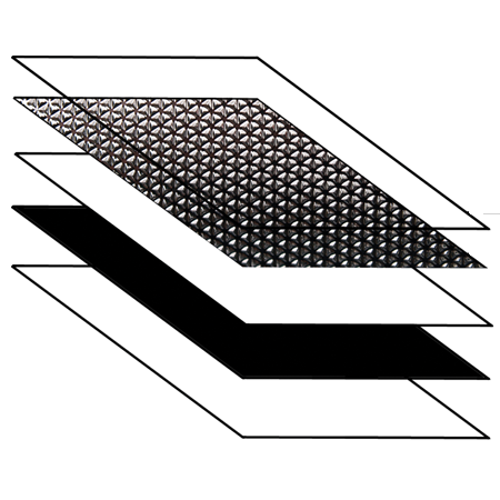 Diamond Silver Reflective Folie 1m x 1.25m