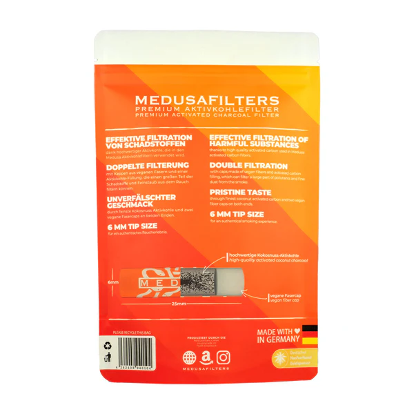 MedusaFilters - 250er Pack - SUNSET - Hybrid Aktivkohlefilter