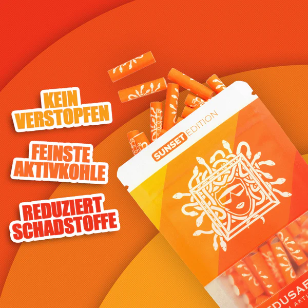 MedusaFilters - 50er Pack - SUNSET - Hybrid Aktivkohlefilter