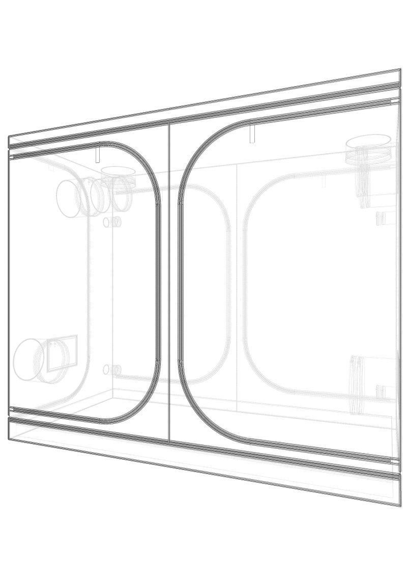 Secret Jardin - DARK ROOM DR240W R3.00 240x120x200cm