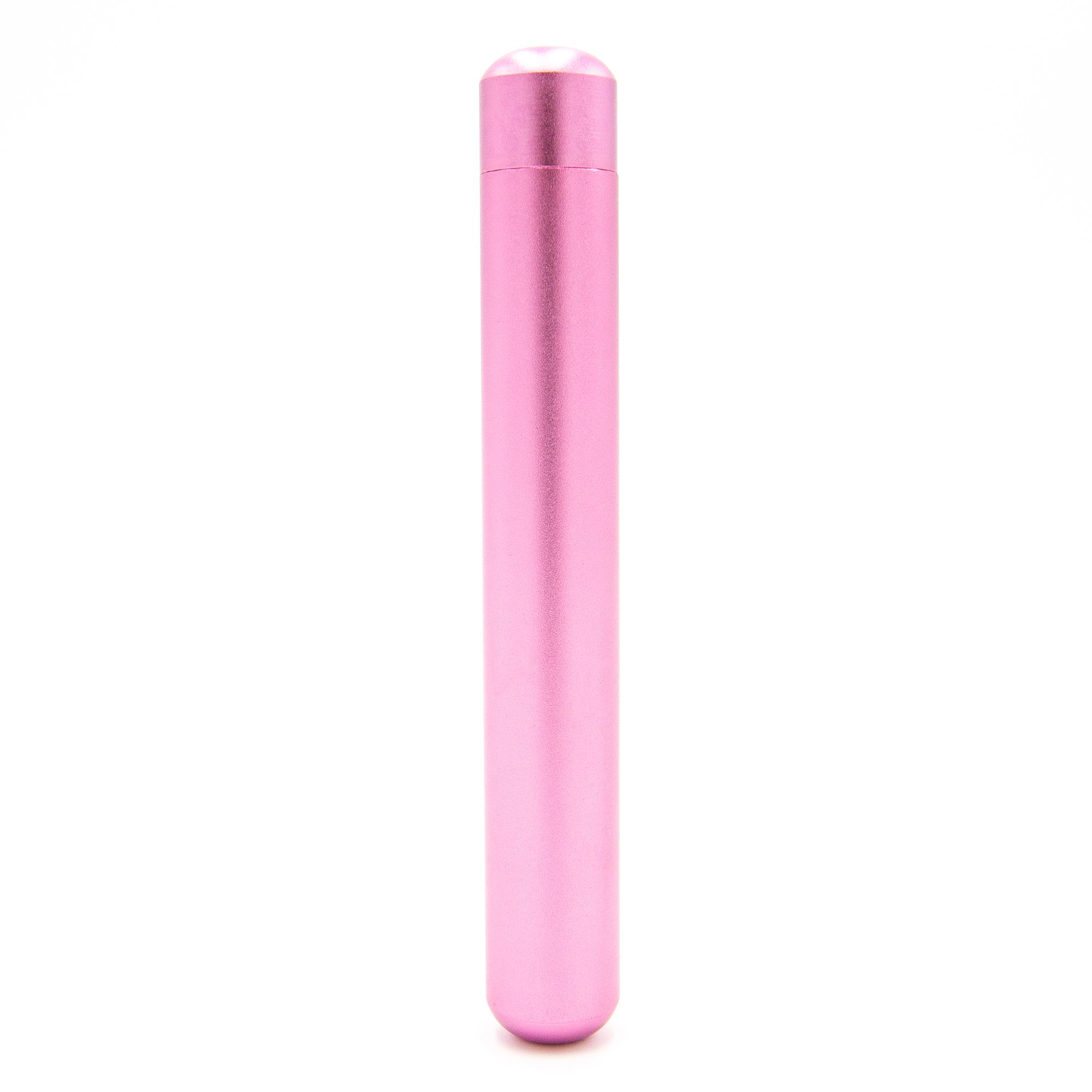 Smell Proof Metal Tube Pink 12 x 1.8 cm