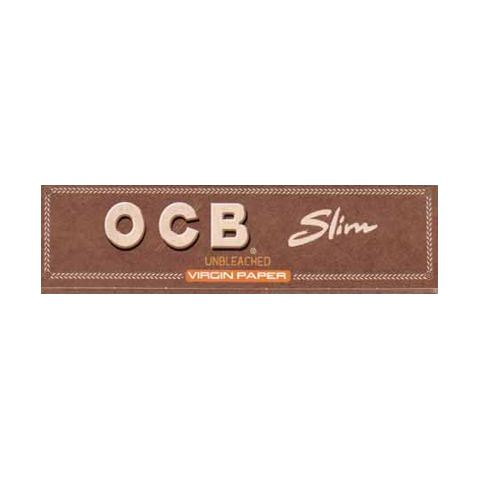 3 x OCB Slim Virgin Unbleached Papers King Size