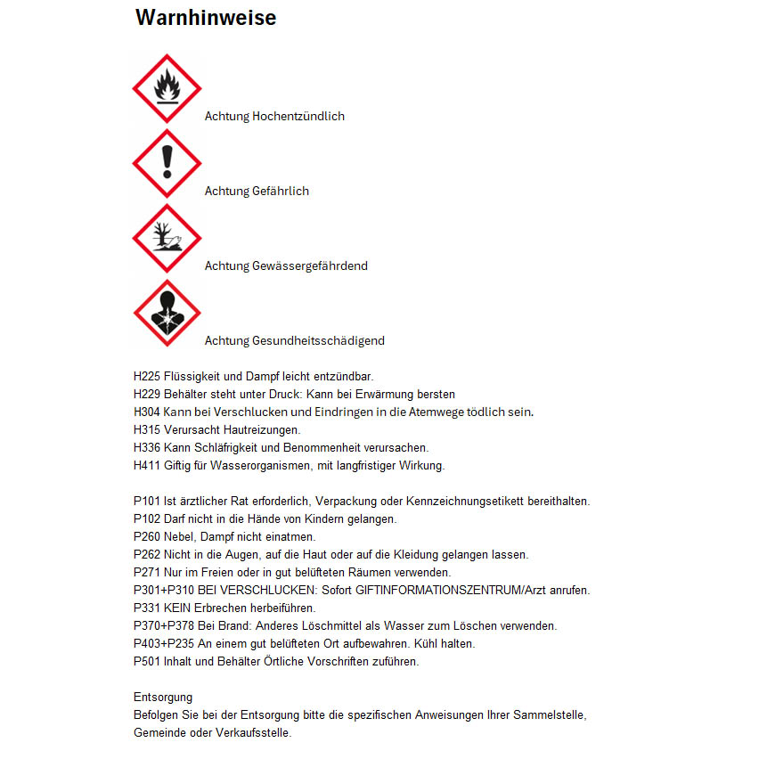 Zippo Feuerzeug - Benzin 125 ml