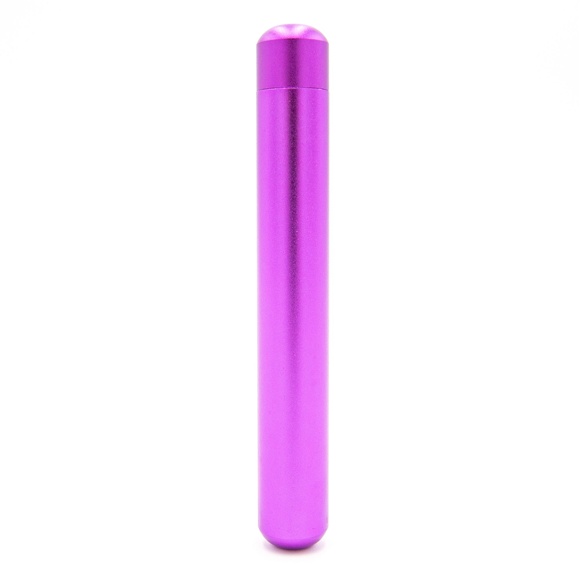 Smell Proof Metal Tube Purple 12 x 1.8 cm