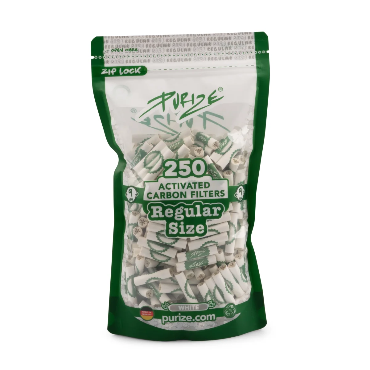Purize - Regular Size - 9mm - 250 Stück - White
