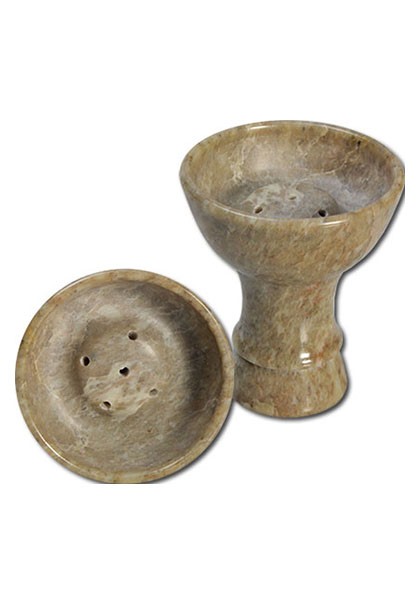 Shishakopf aus Speckstein mit Kuppelkammer