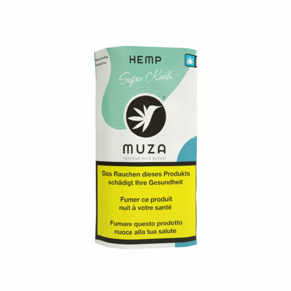MUZA ~ Hemp Super Kush ~ Nikotinfreier Tabakersatz ~ 20g