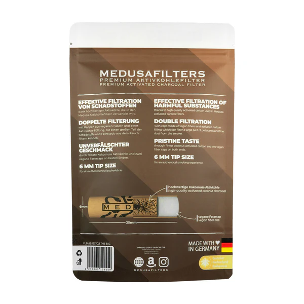 MedusaFilters - 250er Pack - Aktivkohlefilter