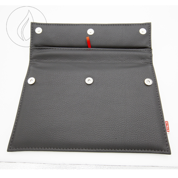 STALIN MeetingBag Kunstleder schwarz mit dunkelgrauen Nähten